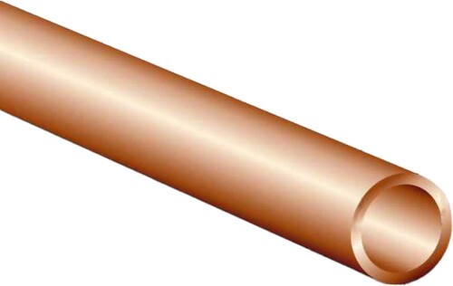 グリーンスタッフワールド 銅製 丸型パイプ 外径1.5mm径 5本入 ホビー用素材 GSWD-11047