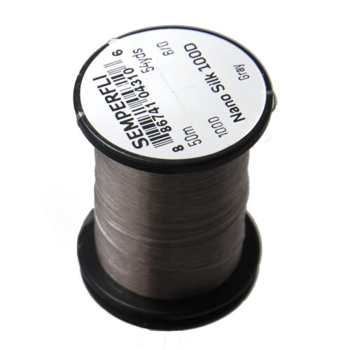 ティムコ(TIEMCO) センパーフライ ナノシルクスレッド 6/0 100D グレー 50M