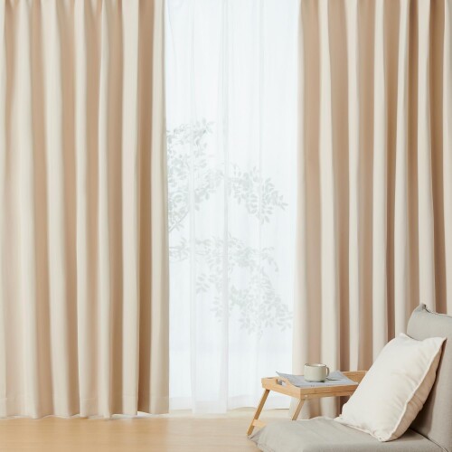 クモリ(Kumori) カーテン 4枚セット 遮光度99.99% 1級 遮光カーテン しっかり厚手 断熱 遮熱 防寒 防音 形状記憶加工 UVカット 遮像 節電...