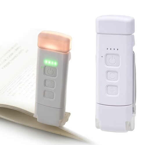 オーム(OHM) 充電式LEDブックライト 読書灯 クリップライト リーディングライト 本につけるライト｜オーム電機 NIT-BYL2TDW 06-5219