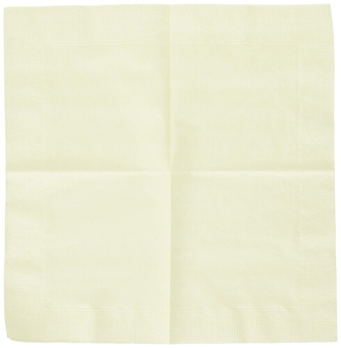 カラーナプキン 日本製 25×25cm 50枚入 イエロー C24-Y-J