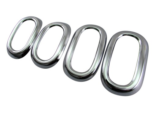 BRIGHTZ キューブ Z12 メッキフロントエアコンリング 4PC エアコンダクトリング NZ 12 キユーブ 34536