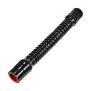 X AUTOHAUX 1個 内径25mm 長さ300mm 0° シリコンホース ジャバラ 液漏れなし ジャバラホース ラジエーターホース 車用ホースリターンホース リターンホース エキゾーストホース 黒い レッド