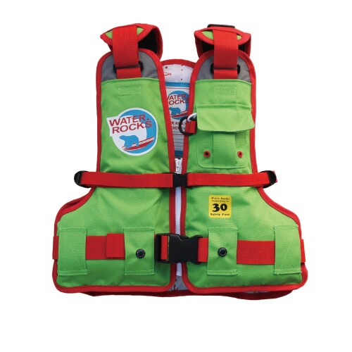ウォーターロックス(Water Rocks) ライフベスト Kids 30kg WRLV-3150 グリーン