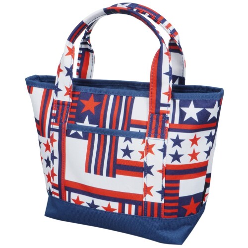 AZROF アズロフ ラウンド小物 ラウンドミニトートバッグ ストライプスターネイビー 263