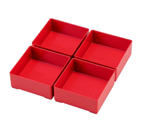 若泉漆器 重箱用仕切 8寸校倉重用ブロック仕切朱 H-158-36