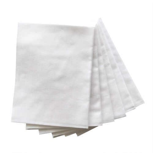 大興産業 手ぬぐい 手ぬぐい 6枚セット 日本製 白無地 晒 1451