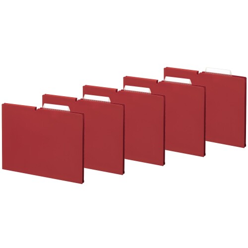 コクヨ ファイル 個別フォルダー NEOS A4 15mm 3辺とじ 5冊 カーマインレッド A4P-NEF15RX5