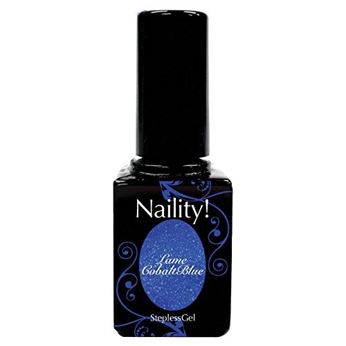 ネイリティ ジェルネイル ステップレスジェル 124 ラメコバルトブルー 7g