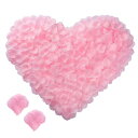 バラ 花びら 300枚入り フラワーシャワー 薔薇 造花 プロポーズ 飾り 結婚式 ウエディング 誕生日 お祝い クリスマス パーティー用飾り撮影など用 飾り 小物(ピンク)