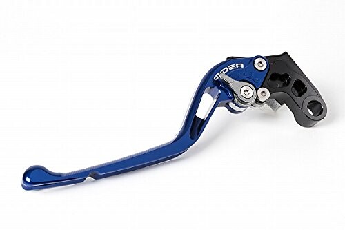 RIDEA アジャストクラッチレバー ブルー×シルバー (LV1-SL-RL030-BE) (バンディット650/S)(バンディット1200/S)(バンディット1250/F/S)(GS1200SS)(GSX1300R隼)(GSX1400)(SV1000/S)(TL1000R)(VストロームDL1000)(GSX-R1000)