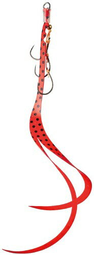 がまかつ(Gamakatsu) ラグゼ 桜幻 ネクタイユニット スリットカーリー #14 ソリッドレッドブラックスポット 41-053