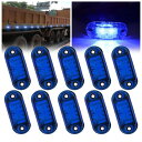 Ygmylandbb マーカーランプ トラック用品 led サイドマーカー 2LED 車幅灯 路肩灯 リアサイドライト 高輝度 12V/24V 防水 軽トラ/バ...