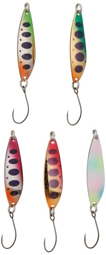 SHIMOTSUKE(シモツケ) ルアー トラッタストリーム メッキ 3g Bセット 5ヶ入り