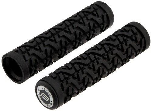 FORCE(フォース) 自転車用 グリップ FORCE ラバー 22.2mm径用 ブラック グリップ長120mm 80207