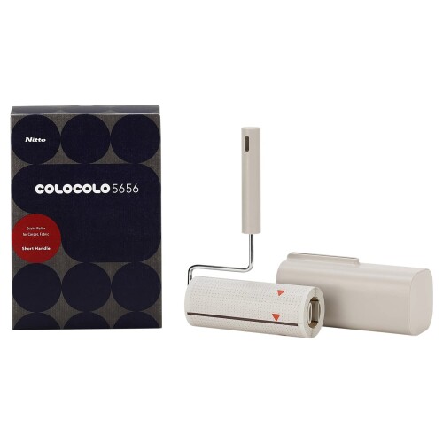 ニトムズ コロコロ 本体S COLOCOLO 5656 超強力 ショート スタンド式 カーペット対応 約90シート 1巻入..