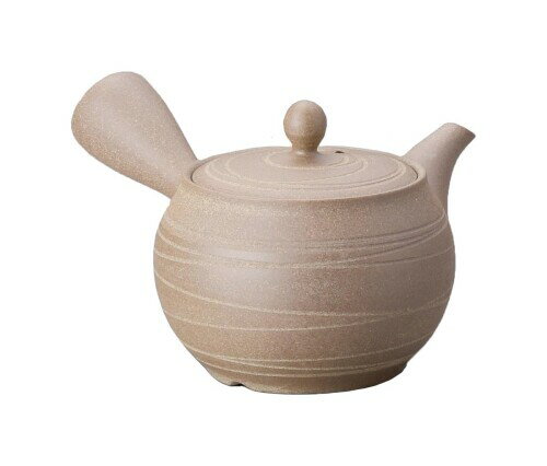 ヤマキイカイ 焼〆急須 盛正作 帯 17×10×H10cm 常滑焼 F514 容量:470cc ベージュ