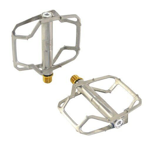 VP Components Blade Titanium Flat City Pedals Platform Pedals, 9/16Inches, ST1162