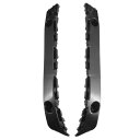 Partuto バンパーサポートブラケット No.5211608010/5211508020 - 左右ドライバーパッセンジャーサイドバンパーブラケット - Toyotaに対応シエナ 2011-2020 ABSプラスチック ブラ ック - 1ペア