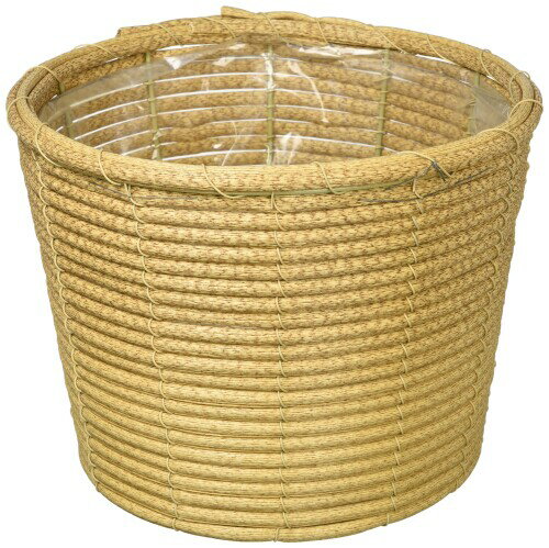 大橋新治商店 鉢カバー PEプランター D6号 ベージュ