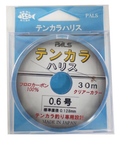 宇崎日新 ハリス テンカラハリス フロロカーボン 30m 0.6号 クリアー