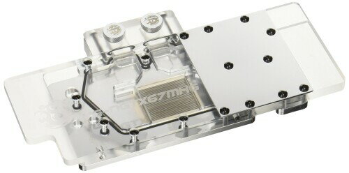 Bitspower VG-NGTX67MHG ニッケルメッキ アクリルトップ(ステンレスパネル付) クリア