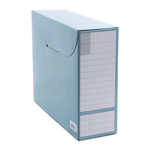 ライオン事務器 フタ付ボックスファイル A4横 OL-6