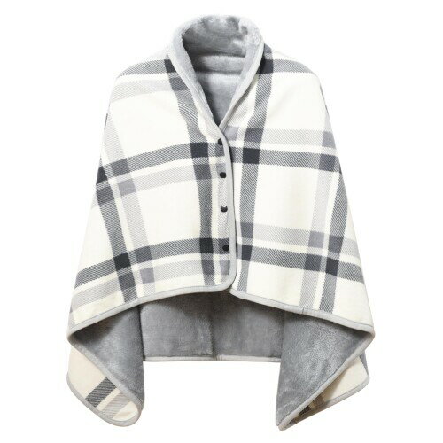 クモリ(Kumori) ひざ掛け 肩掛け 毛布 大判 ブランケット 4way 着る毛布 ボタン付き あったか 防寒対策..