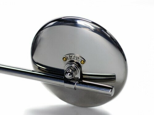 JCMAミラー [ファイ]100 ポリッシュ 4. Nickel/Brass(ニッケルタグ/ブラスリベット) MOTOR ROCK (MR-HC..