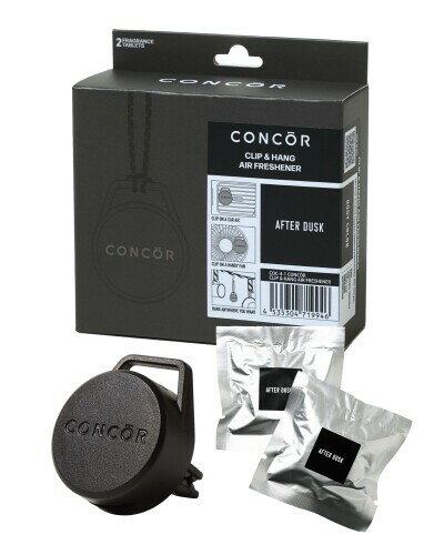 CONCOR(コンコール) 芳香剤 車 ホワイトムスク クリップ & ハング エアーフレッシュナー エアコン吹き..