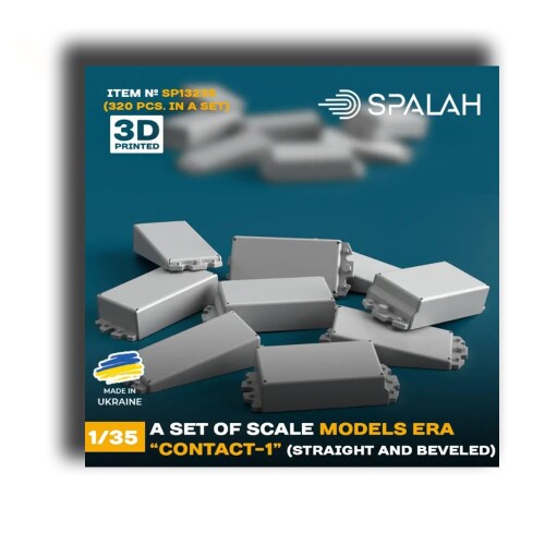 スパラッハ 1/35 ERA コンタクト-1 爆発反応装甲セット 四角タイプx264個 三角タイプx56個 レジンキッ..