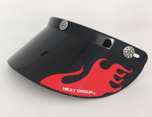 (ヒートグループ) ヘルメット モンスター バイザー フレイム