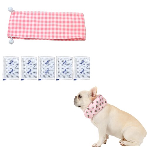 MILASIC ペット クールバンダナ 中型犬対応 ネッククーラー 保冷スカーフ 冷却グッズ 夏用 ひんやり 首..