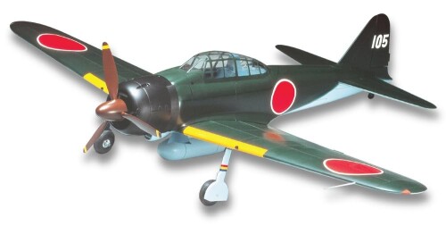 OK模型 (OK Mokei) PILOT 1/9.1 ゼロ戦22型 バルサキットスケール機 ラジオコントロール 12172