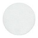 ACROPIX ユニバーサル4.5"スピーカーグリルメッシュ オーディオサブウーファー用 122x6.5mm フレームなし ホワイト - 1個入り