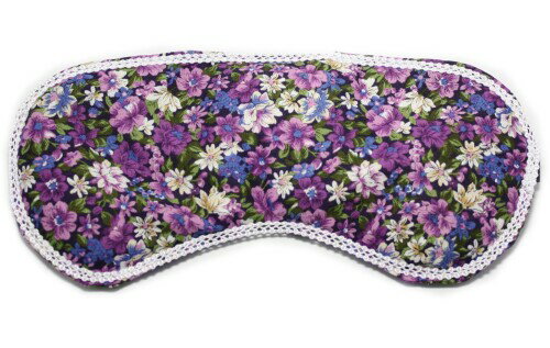 アイマスク 睡眠用 安眠 快眠 グッズ ラベンダー ポプリ香り リラックス & 湿気 熱取り 夏 涼感 天然塩..