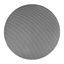 ACROPIX ユニバーサル7"スピーカーグリルメッシュ オーディオサブウーファー用 182x6.5mm フレームなし ブラッ ク - 1個入り