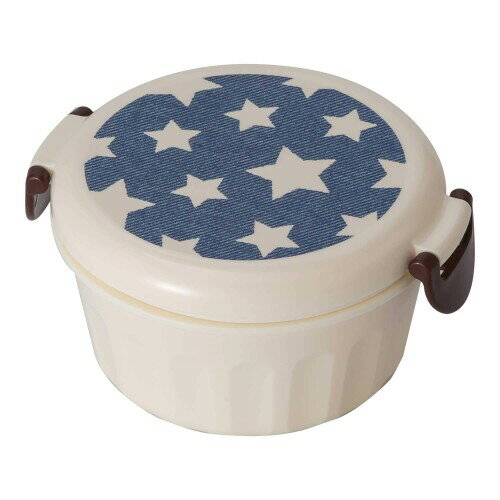 ナカノ 弁当箱 フルーツボックス 電子レンジ可 日本製 ホワイト 容量300ml Potter デニムスター MM-570