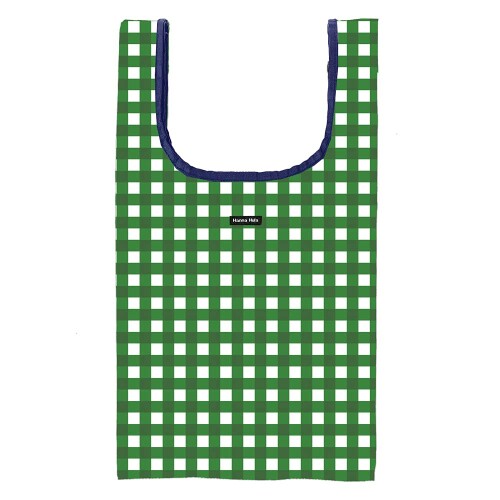 (ハンナフラ) ポケッタブルトートバッグ Lサイズ CECO-GGR-L ギンガムグリーン