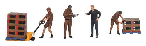 MINI GT 1/64 フィギュア UPS ドライバー & ワーカーズ