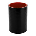 X AUTOHAUX 1個入り 内径83 mm 長さ127mm 0度 ブラック レッド シリコンホース シリコンチューブ ラジェーターホース クーラントホース ...