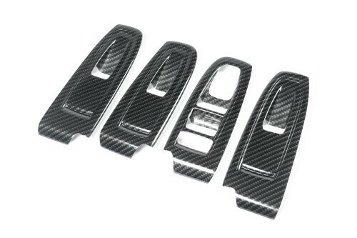 SecondStage スバル レヴォーグ(VN系) WRX S4 PWSW(ドアスイッチ)パネル デジタルカーボン調 R031DCB