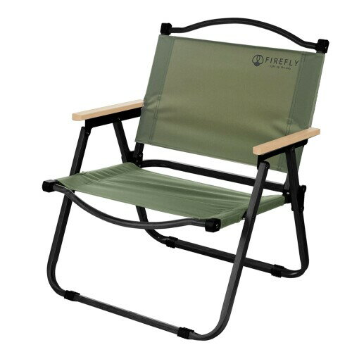 アウトドアチェア | 折り畳み椅子 ローチェア キャンプ 超軽量 丈夫 耐荷重100kg 大人 子供 (グリーン)