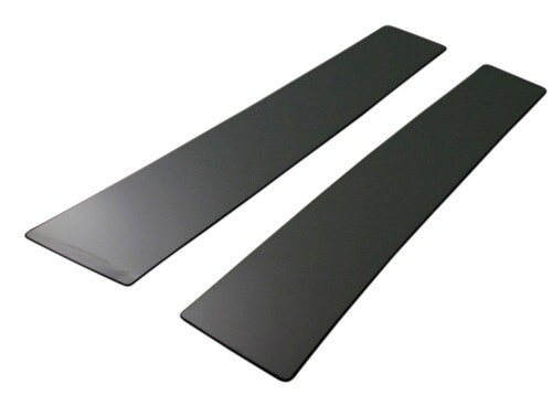 BRIGHTZ 180SX S13 超鏡面ステンレスブラックメッキピラーパネルx バイザー無用 2PC 5071