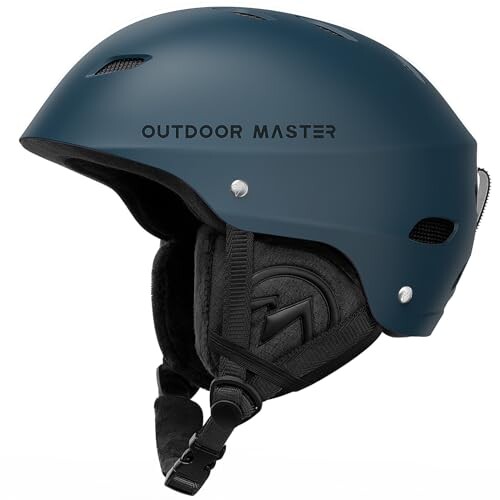 OUTDOORMASTER スキー ヘルメット スノーボード ヘルメット バイザー付き スノーヘルメット 全方位調整アジャスター 高密度EPS スキー用ヘルメット 3D保護クッション 取り出し可能 洗濯可能