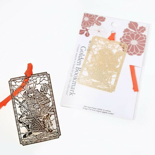 東洋精密工業 ブックマーク 武将 ゴールド B017