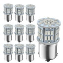 Autart 12V-24V S25 シングル球 ブルー 青 ピン角180度 (P21W 1156 G18 BA15S) サイドマーカー ウインカー バックラン...