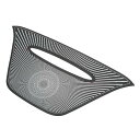 ACROPIX ダッシュボードスピーカー フレームカバートリムカーオーディオステレオホーンスピーカーグリルMercedes Benzに対応 GLA X156 CLA C117 AクラスW176用ステンレススチールチタントーン 1個