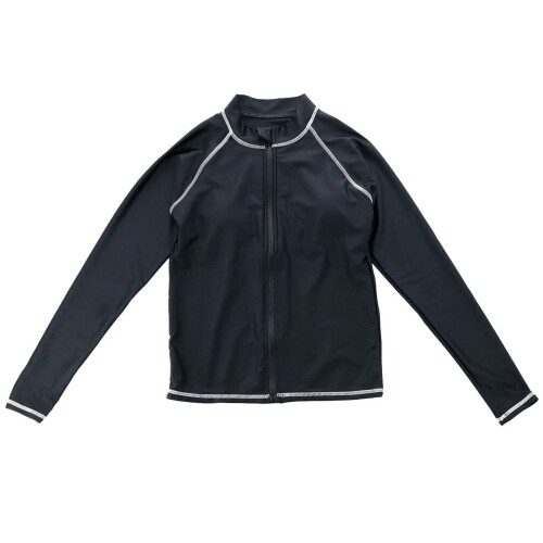 (キャサリンコテージ) ラッシュガード ZS005 キッズ ブラック×ホワイト(BLK) 130