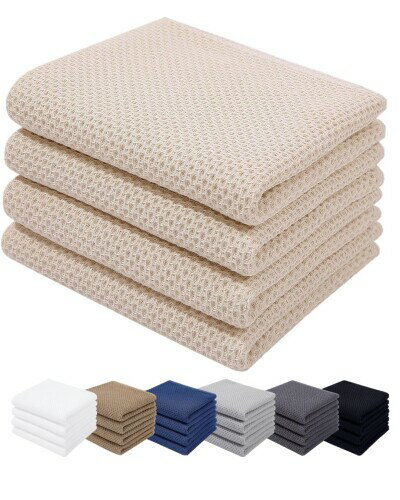 ［パノス］ ふきん キッチン 食器拭き ワッフルタオル フェイス ハンド/ワッフル 綿 キッチンクロス 4..